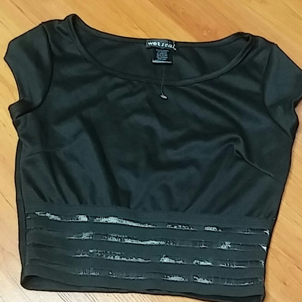 Black Crop Top
